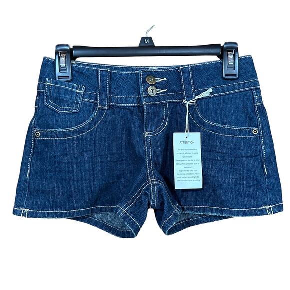 CLEARANCE SO Women's Denim Double Button Shorts Size 0 ~NWT~ - Picture 1 of 7